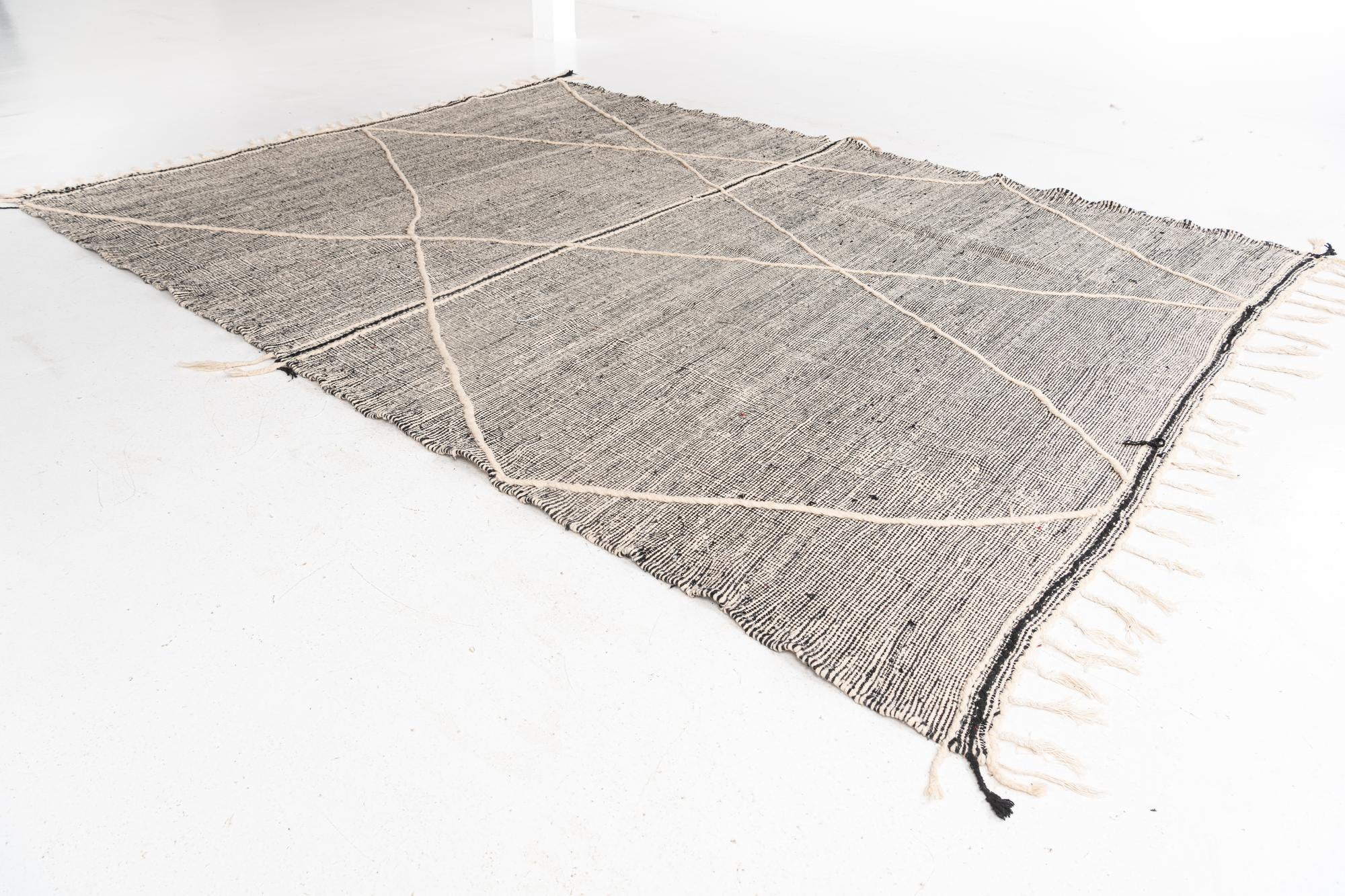 9' 9 x 13' Hand Knotted Moroccan Wool Rug