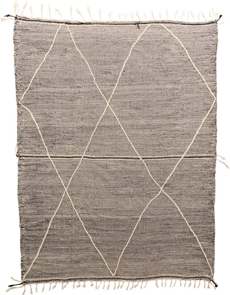 Detail image of 9' 9 x 13' Hand Knotted Moroccan Wool Rug