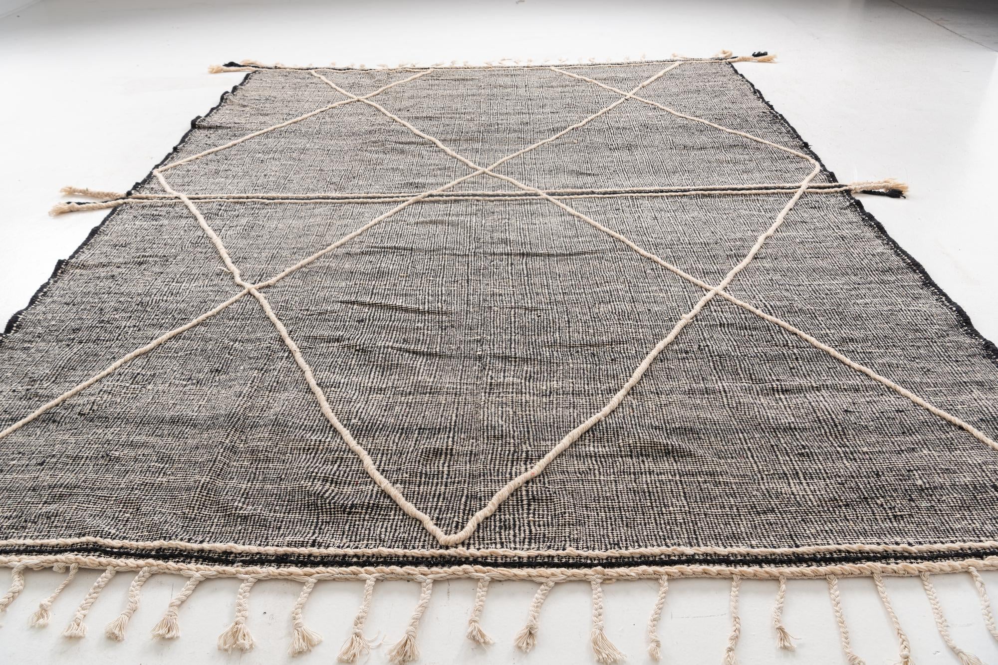 9' 10 x 12' 9 Hand Knotted Moroccan Wool Rug