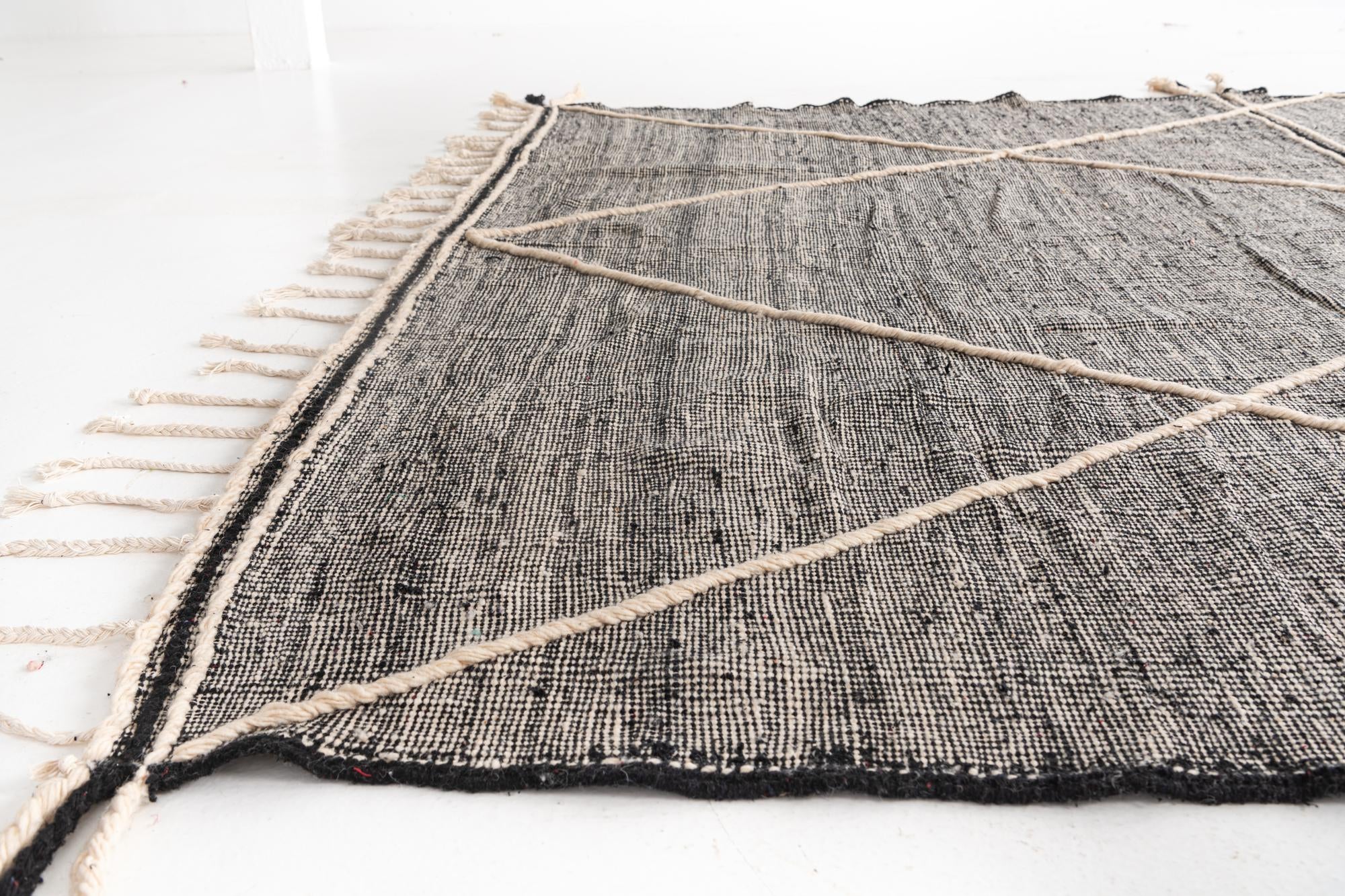 9' 10 x 12' 9 Hand Knotted Moroccan Wool Rug