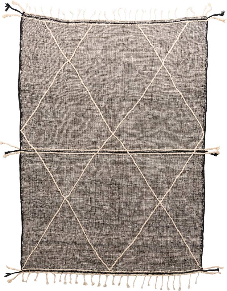 Detail image of 9' 10 x 12' 9 Hand Knotted Moroccan Wool Rug