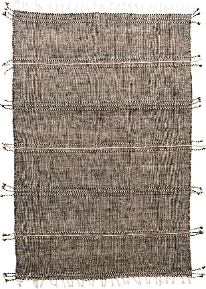 6' 9 x 10' 4 Hand Knotted Moroccan Wool Rug