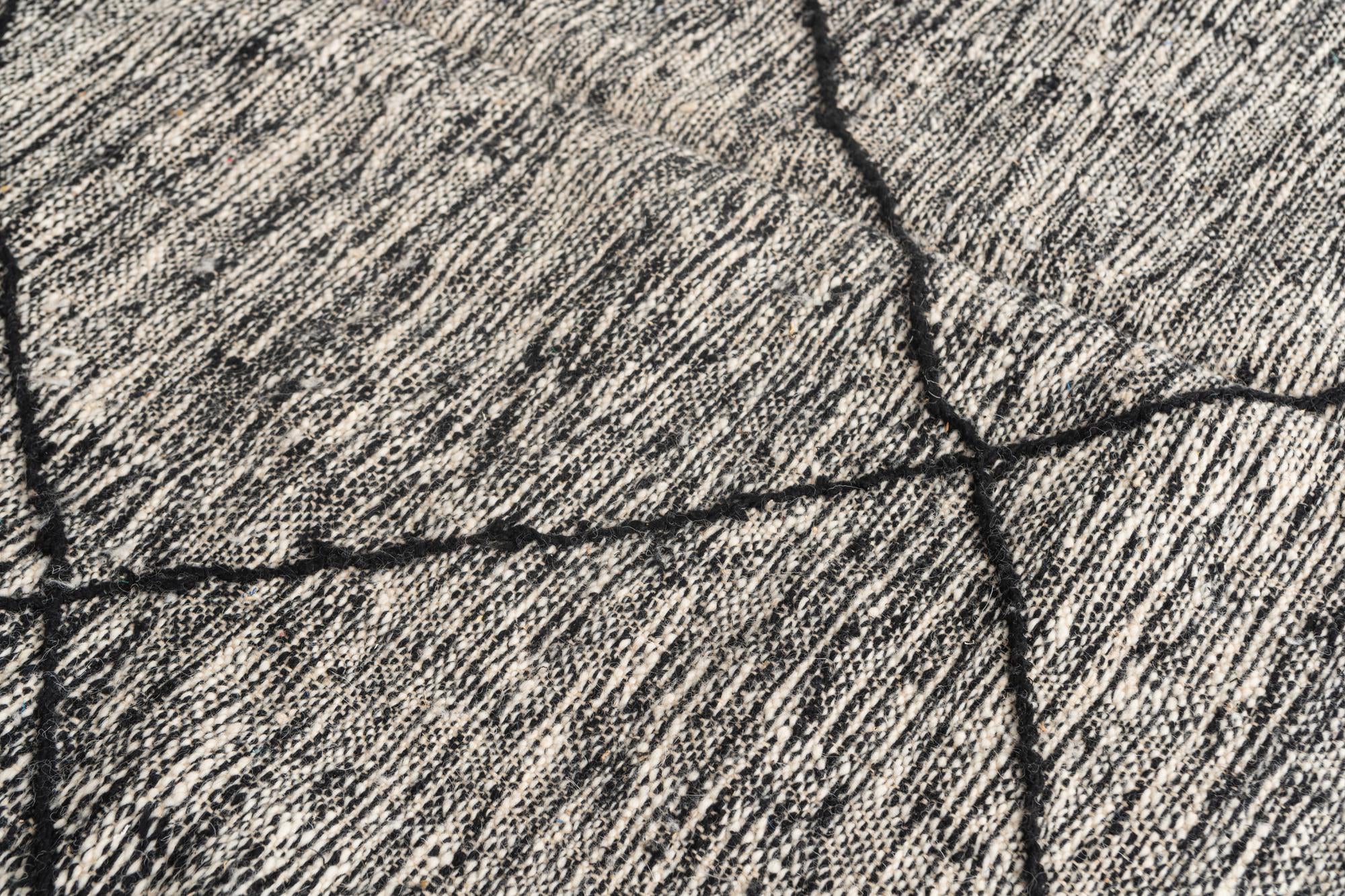 6' 2 x 9' 9 Hand Knotted Moroccan Wool Rug