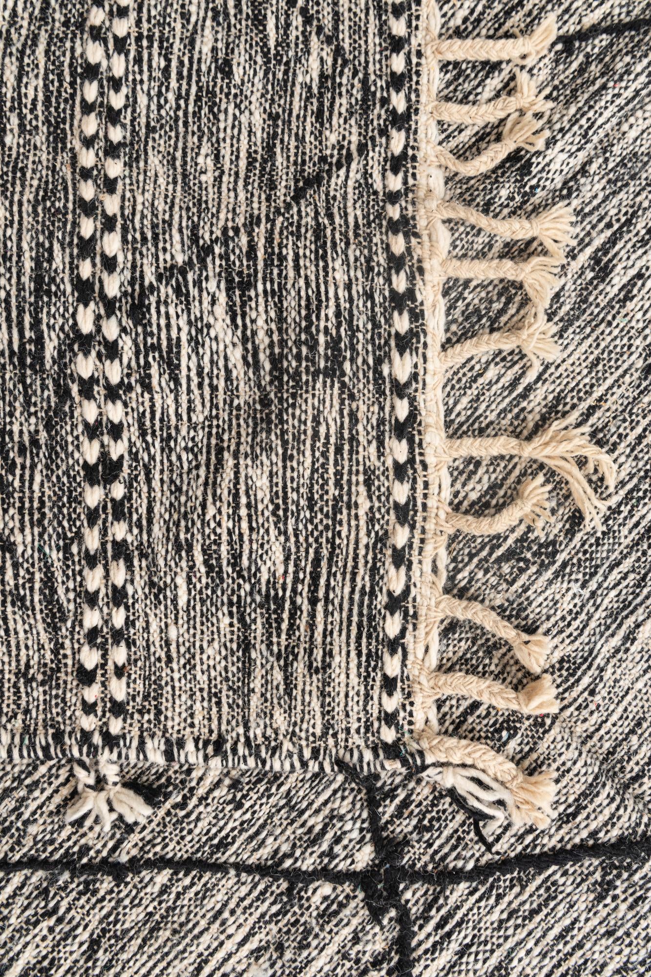 6' 2 x 9' 9 Hand Knotted Moroccan Wool Rug
