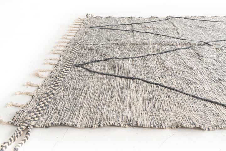 6' 2 x 10' Hand Knotted Moroccan Wool Rug