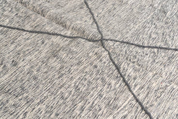 Detail image of 6' 2 x 10' Hand Knotted Moroccan Wool Rug