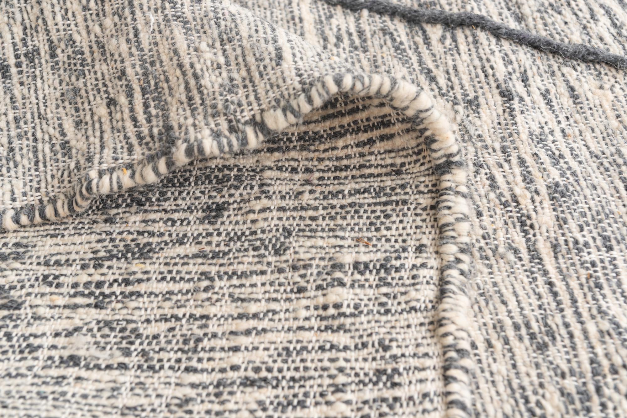 6' 2 x 10' Hand Knotted Moroccan Wool Rug