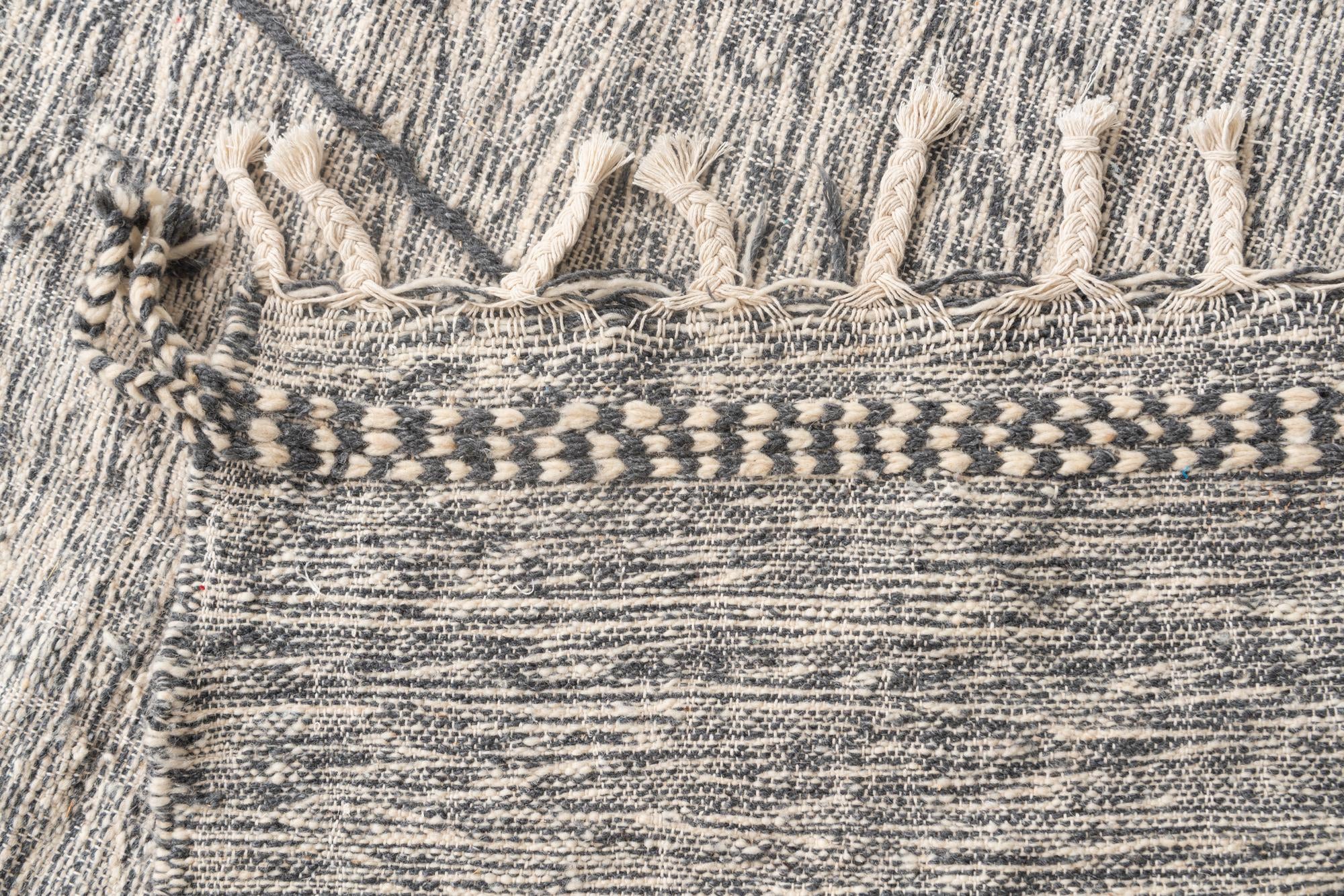 6' 2 x 10' Hand Knotted Moroccan Wool Rug