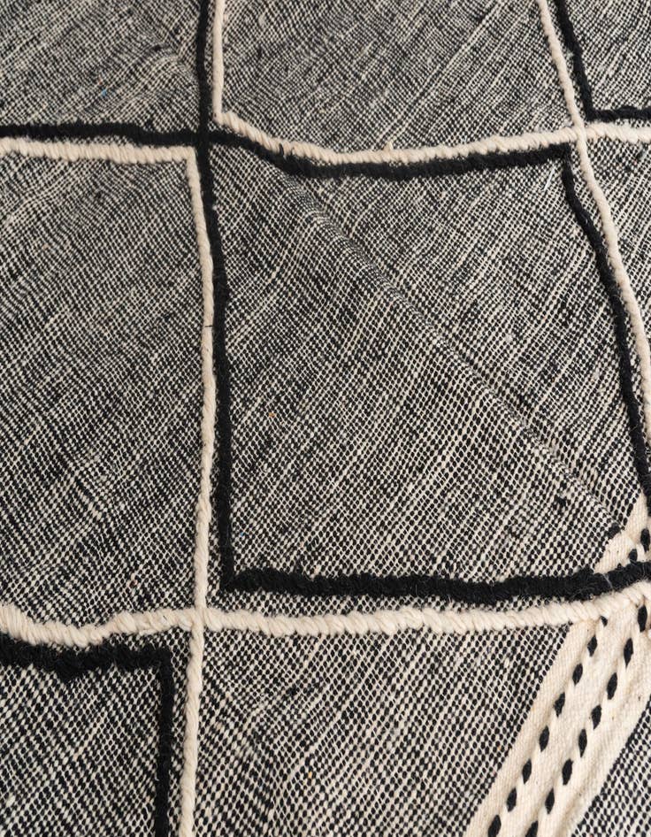 Detail image of 6' 1 x 9' 5  Hand Knotted Moroccan Wool Rug