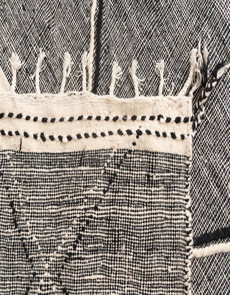 Detail image of 6' 1 x 9' 5  Hand Knotted Moroccan Wool Rug