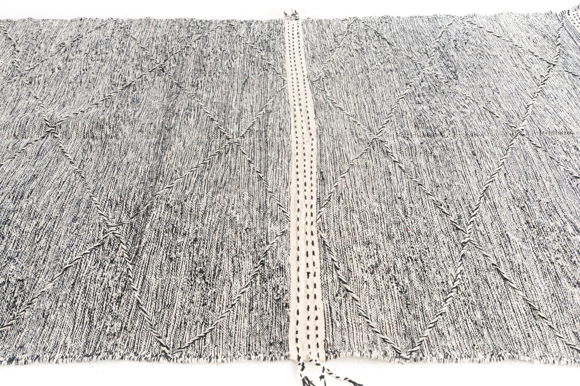 5' 10 x 9' 4 Hand Knotted Moroccan Wool Rug