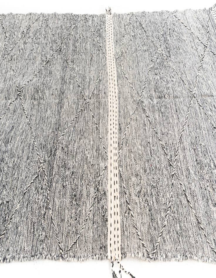 Detail image of 5' 10 x 9' 4  Hand Knotted Moroccan Wool Rug