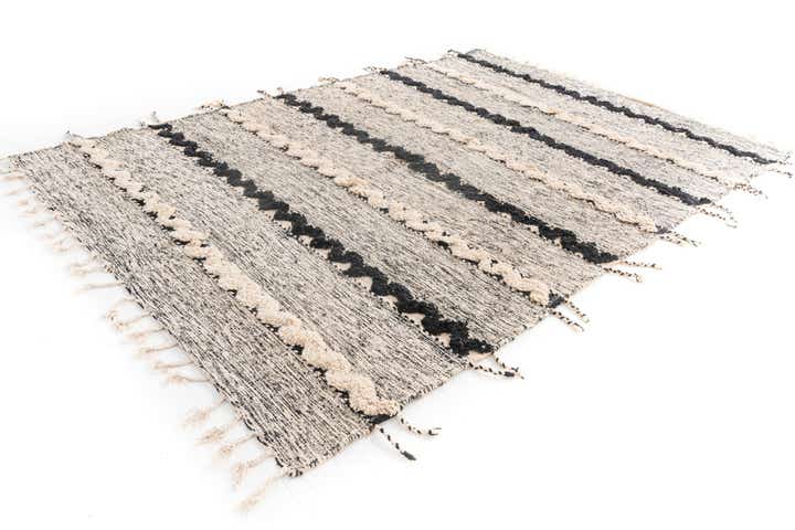 6' 6 x 9' 7 Hand Knotted Moroccan Wool Rug