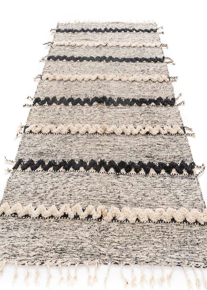 6' 6 x 9' 7 Hand Knotted Moroccan Wool Rug