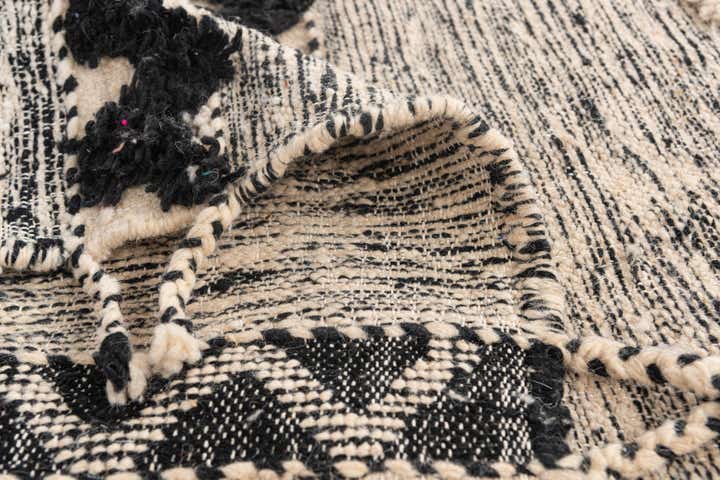 6' 6 x 9' 7 Hand Knotted Moroccan Wool Rug