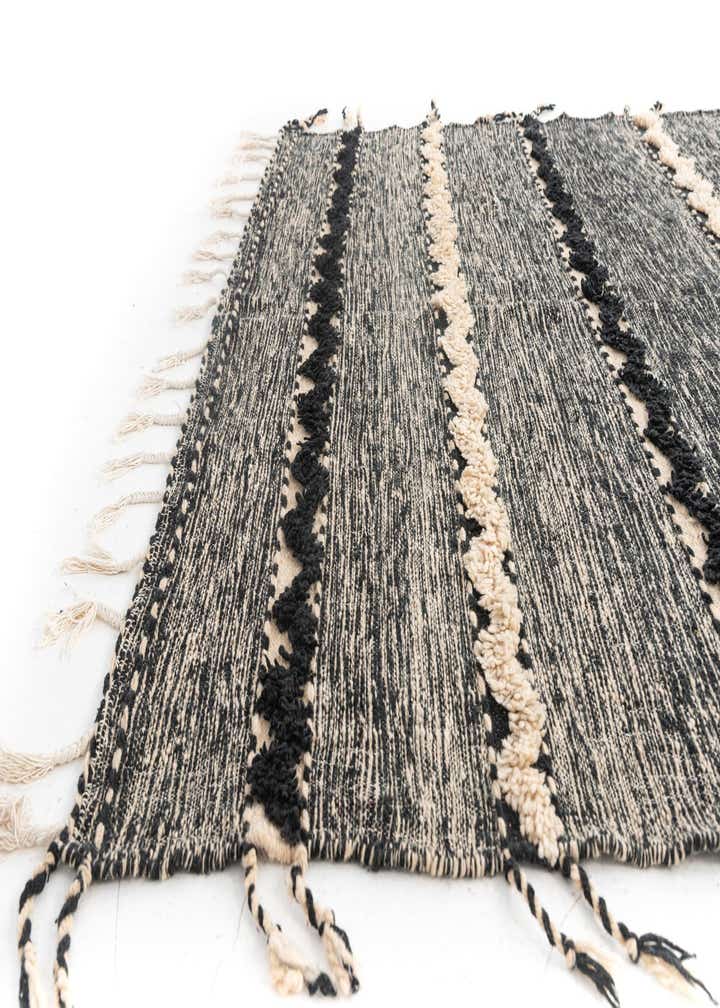 6' 9 x 9' 7 Hand Knotted Moroccan Wool Rug