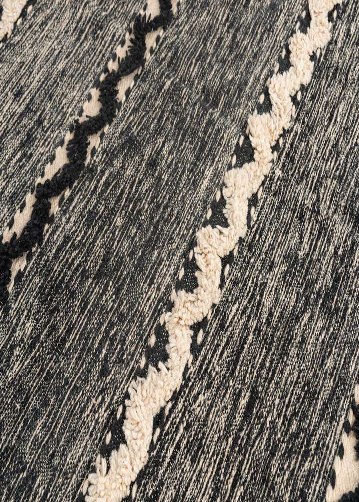 6' 9 x 9' 7 Hand Knotted Moroccan Wool Rug