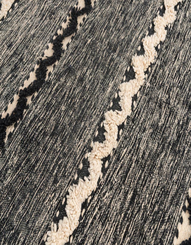Detail image of 6' 9 x 9' 7 Hand Knotted Moroccan Wool Rug