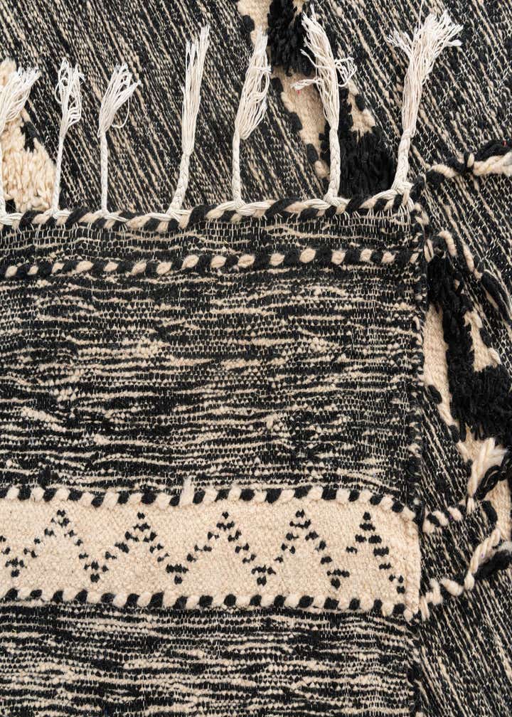 6' 9 x 9' 7 Hand Knotted Moroccan Wool Rug