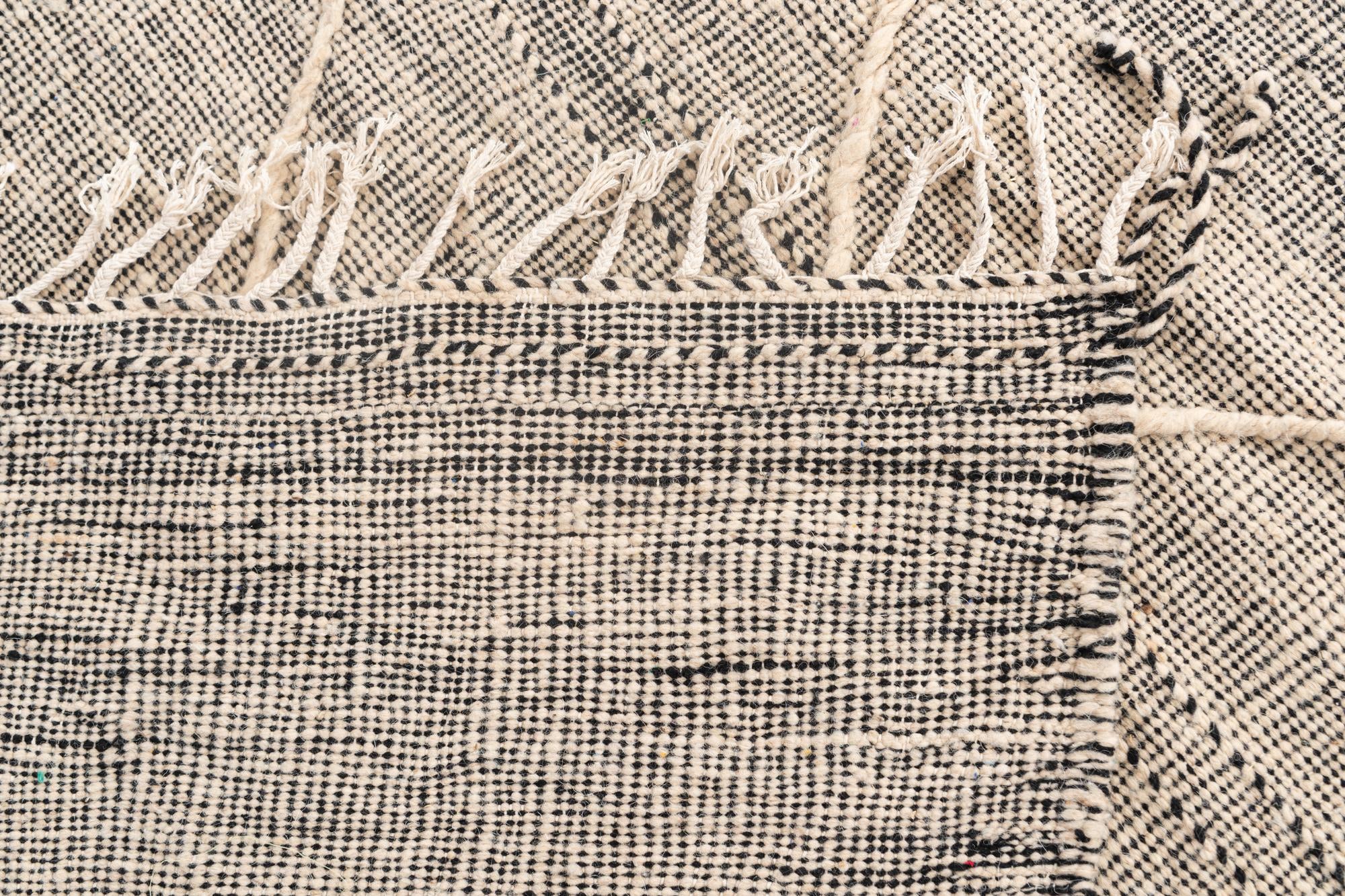 6' 4 x 10' 8 Hand Knotted Moroccan Wool Rug