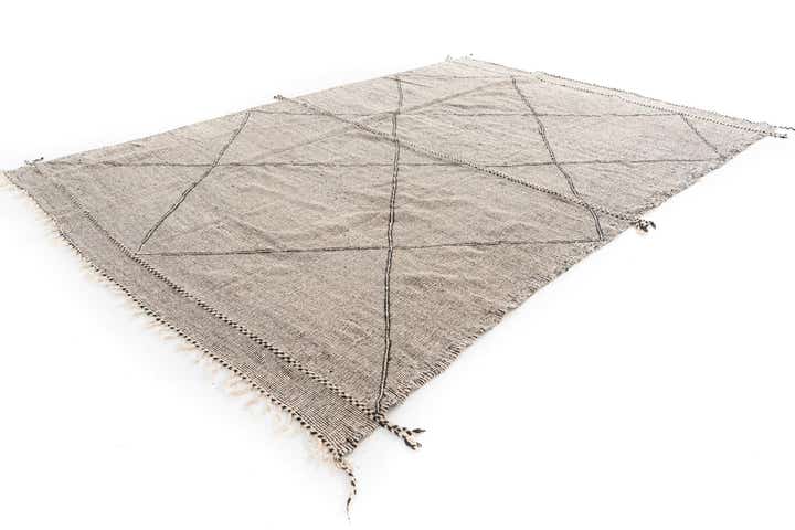 9' 7 x 13' Hand Knotted Moroccan Wool Rug