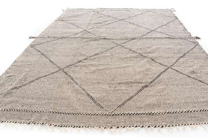 9' 7 x 13' Hand Knotted Moroccan Wool Rug