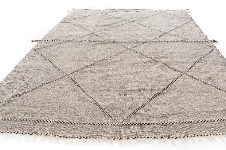 Detail image of 9' 7 x 13' Hand Knotted Moroccan Wool Rug