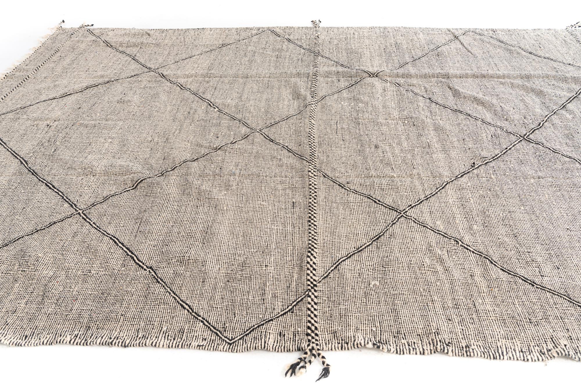 9' 7 x 13' Hand Knotted Moroccan Wool Rug