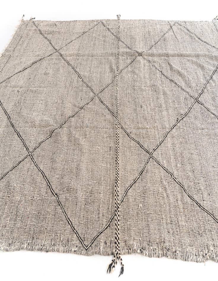 Detail image of 9' 7 x 13'  Hand Knotted Moroccan Wool Rug