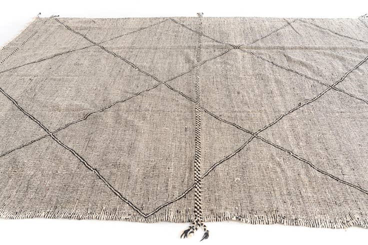 Detail image of 9' 7 x 13' Hand Knotted Moroccan Wool Rug