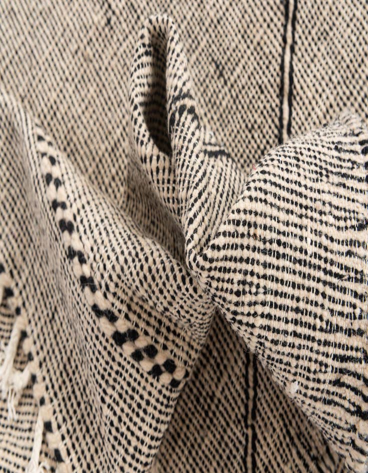 Detail image of 9' 7 x 13'  Hand Knotted Moroccan Wool Rug