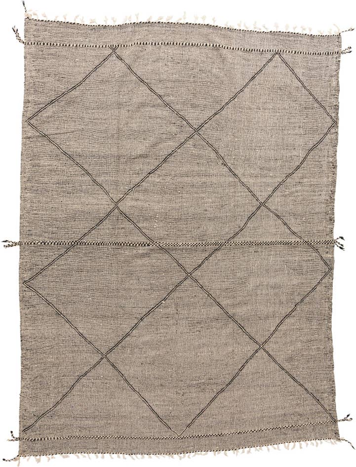 Detail image of 9' 7 x 13' Hand Knotted Moroccan Wool Rug