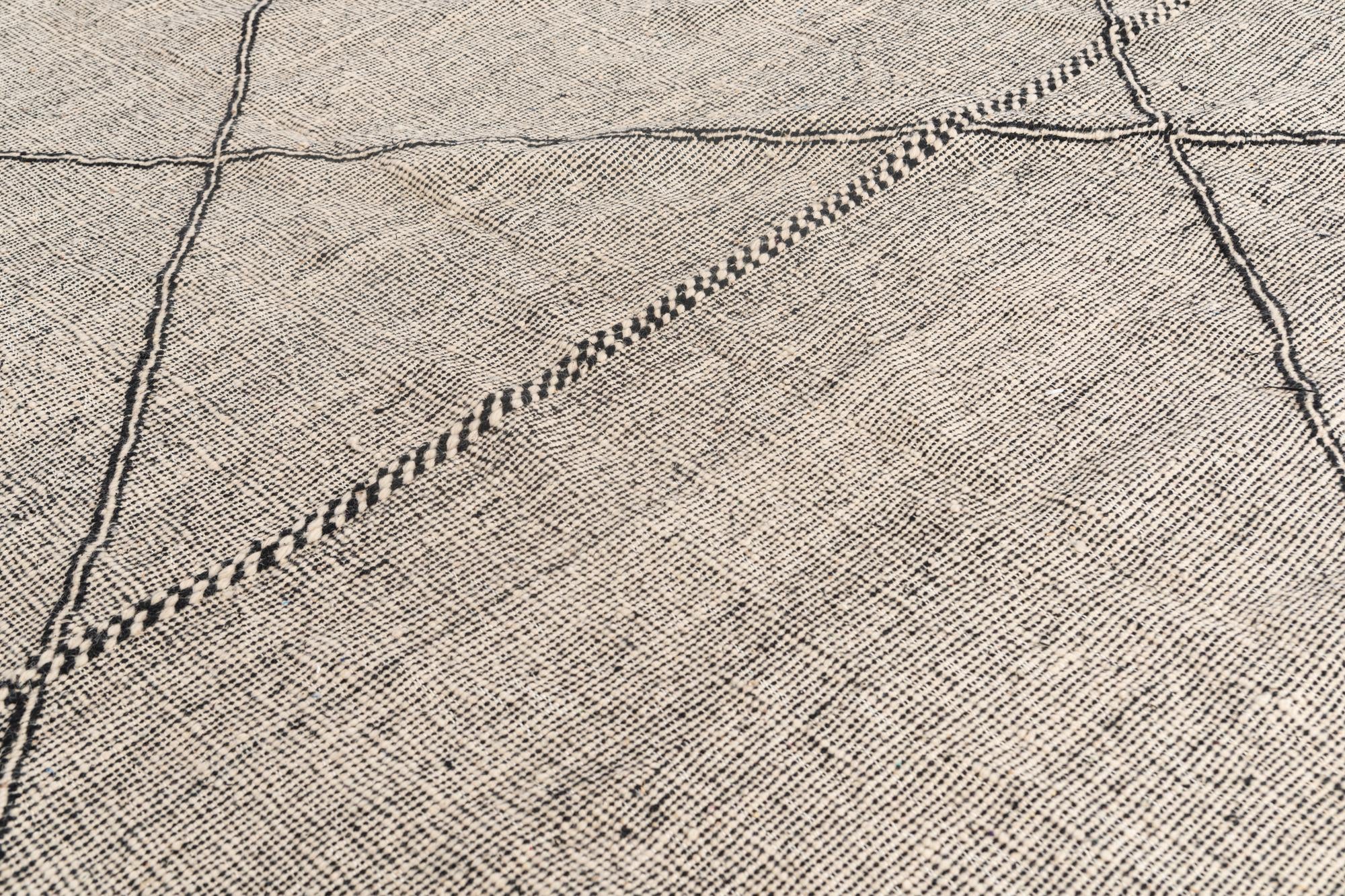 9' 5 x 13' Hand Knotted Moroccan Wool Rug