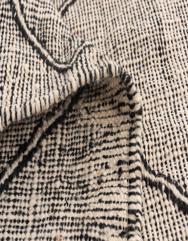 Detail image of 9' 5 x 13'  Hand Knotted Moroccan Wool Rug