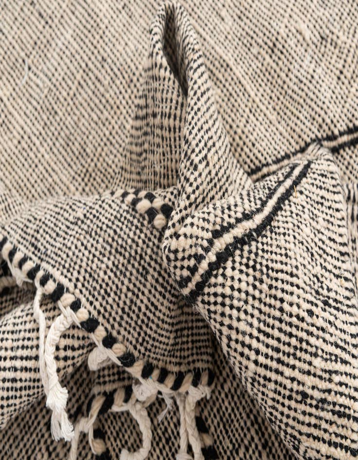 Detail image of 9' 5 x 13'  Hand Knotted Moroccan Wool Rug