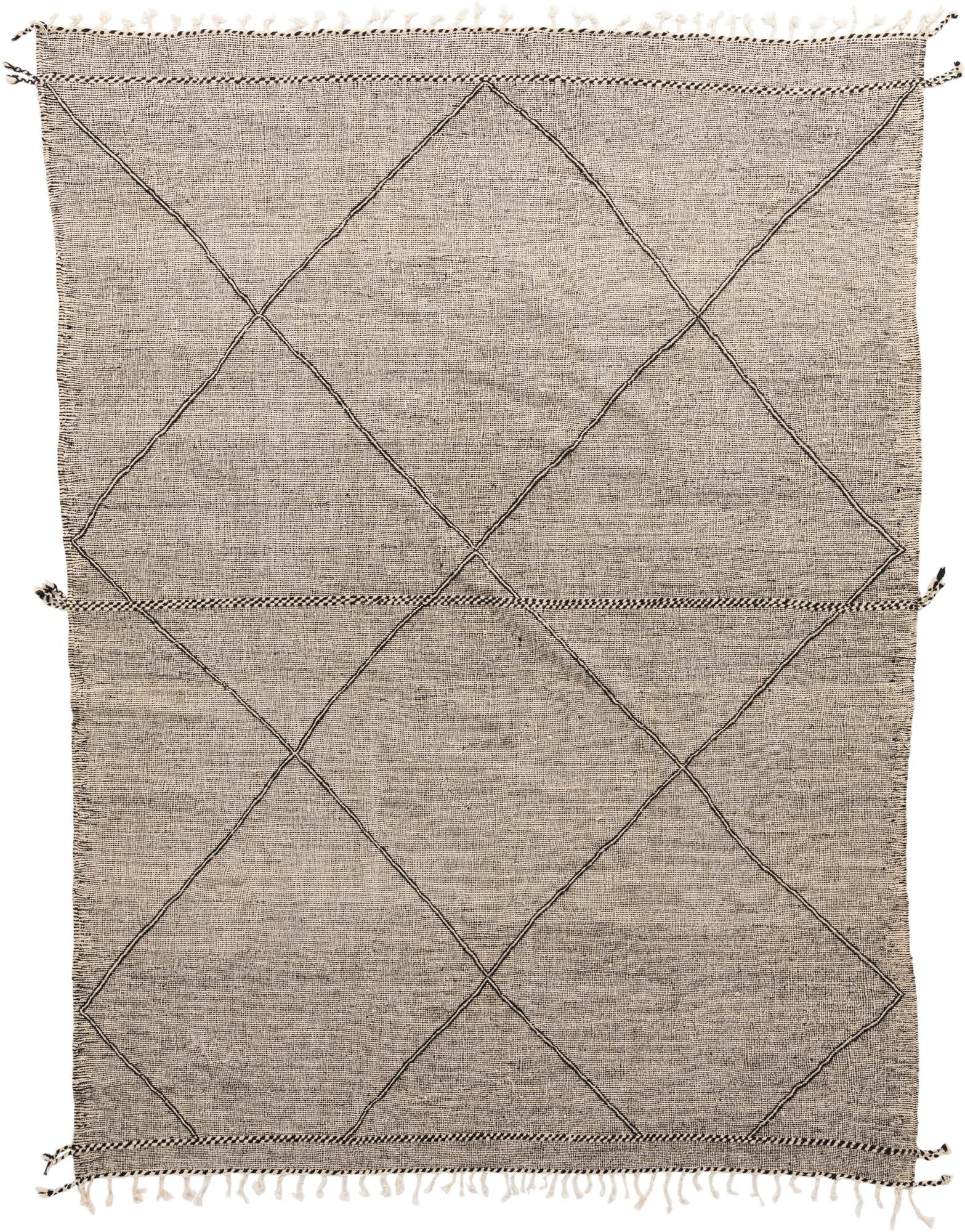 9' 5 x 13' Hand Knotted Moroccan Wool Rug