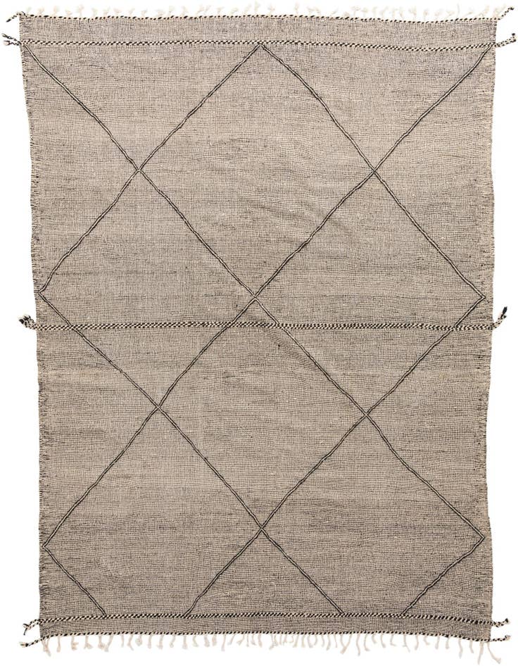 Detail image of 9' 5 x 13' Hand Knotted Moroccan Wool Rug