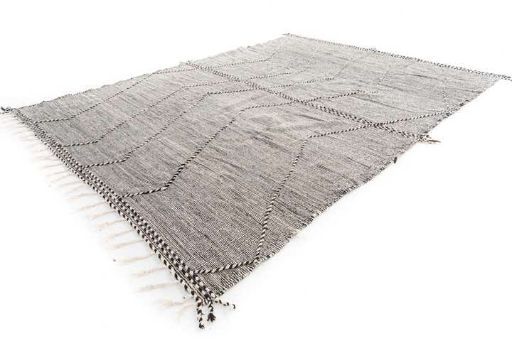 9' 6 x 12' 9 Hand Knotted Moroccan Wool Rug