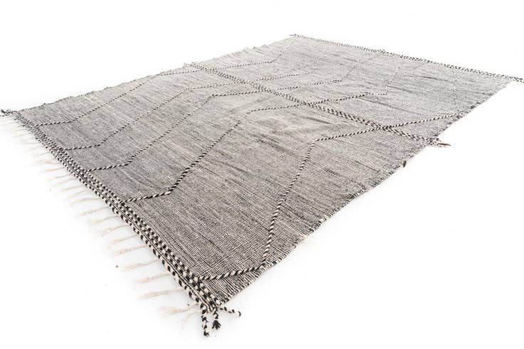 Detail image of 9' 6 x 12' 9 Hand Knotted Moroccan Wool Rug