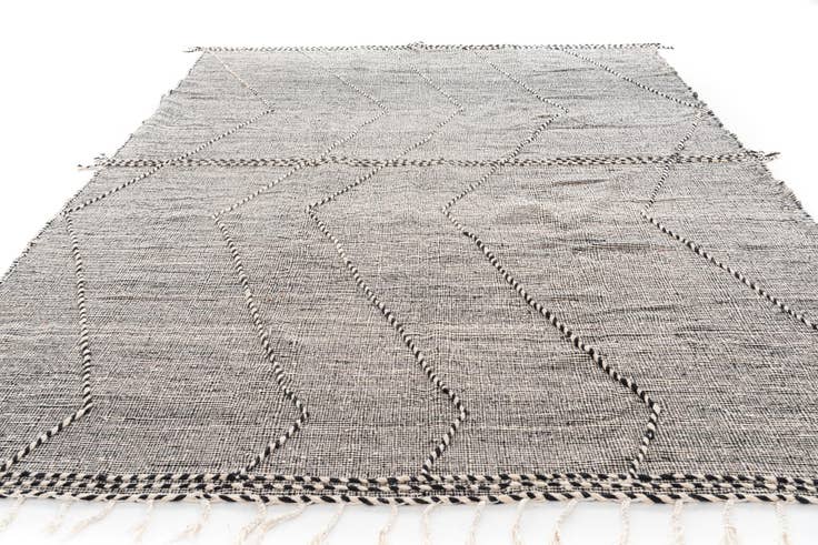 Detail image of 9' 6 x 12' 9 Hand Knotted Moroccan Wool Rug