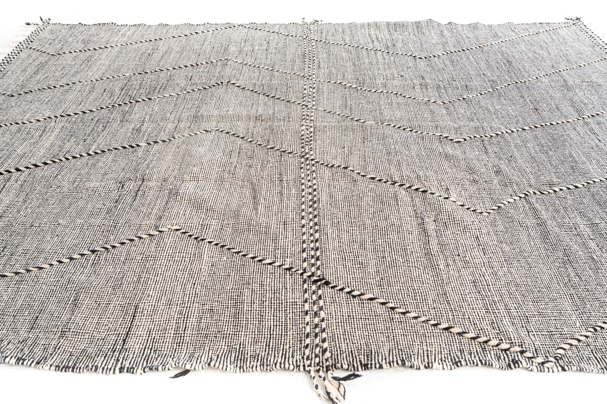 9' 6 x 12' 9 Hand Knotted Moroccan Wool Rug