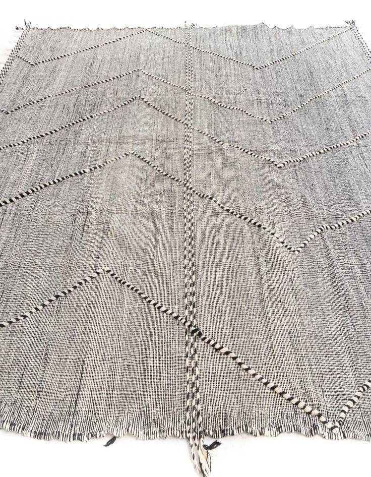 Detail image of 9' 6 x 12' 9  Hand Knotted Moroccan Wool Rug