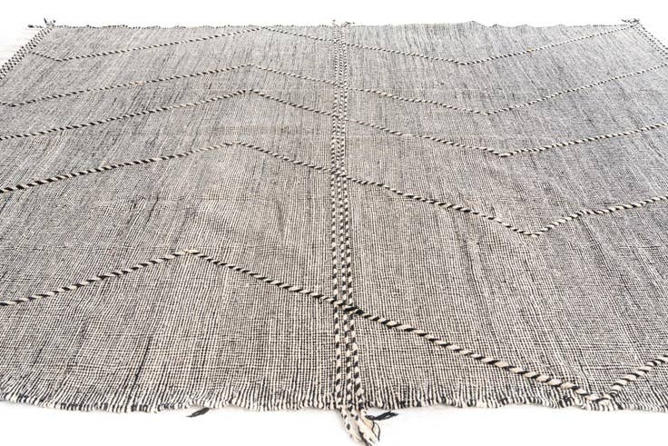 Detail image of 9' 6 x 12' 9 Hand Knotted Moroccan Wool Rug