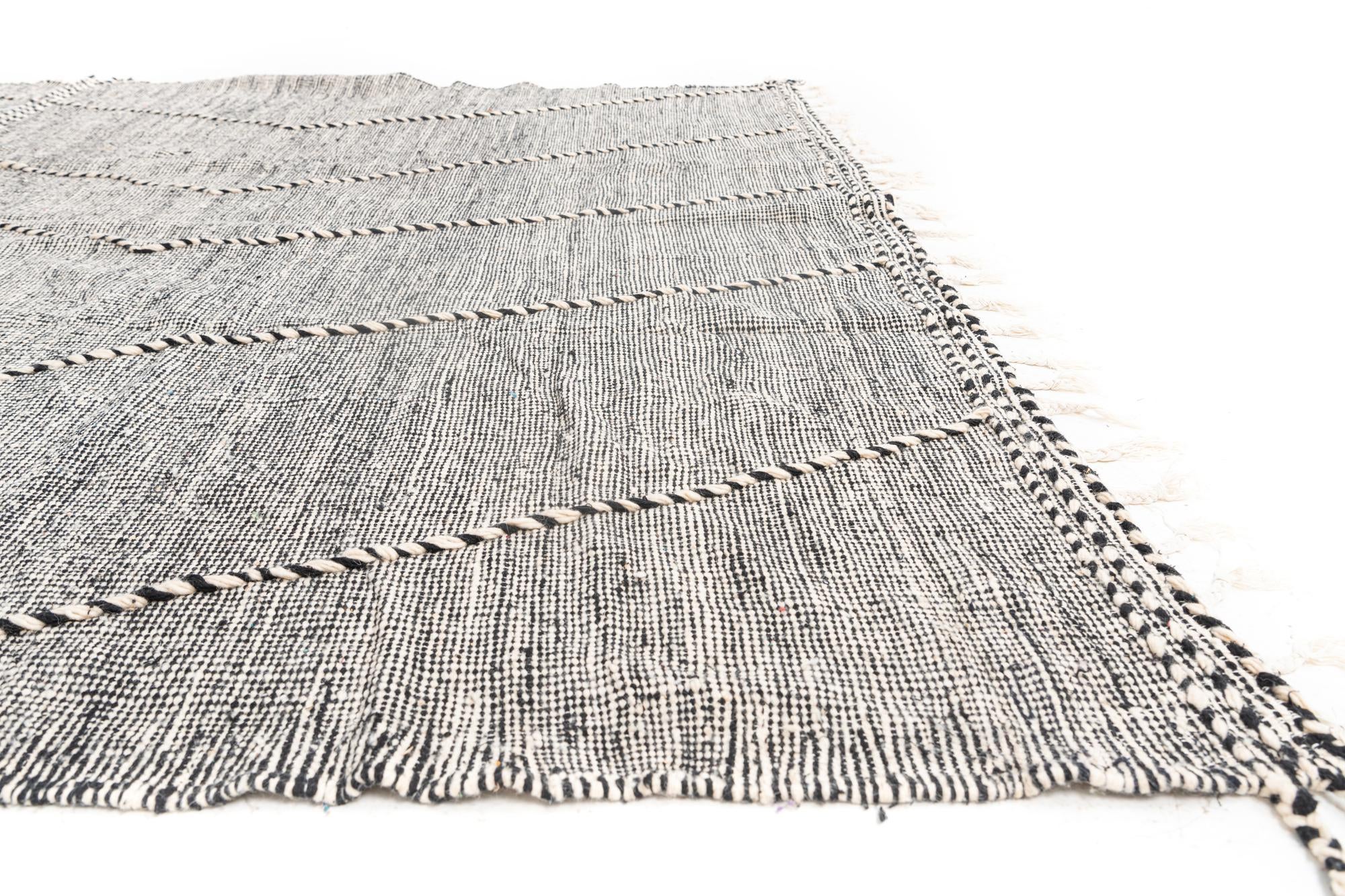 9' 6 x 12' 9 Hand Knotted Moroccan Wool Rug