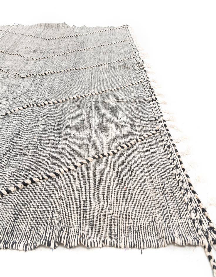 Detail image of 9' 6 x 12' 9  Hand Knotted Moroccan Wool Rug