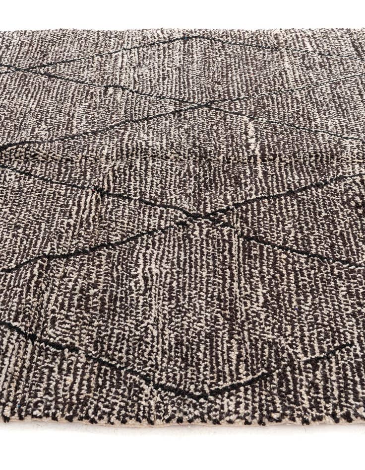 Detail image of 6' 7 x 9' 7  Hand Knotted Moroccan Wool Rug