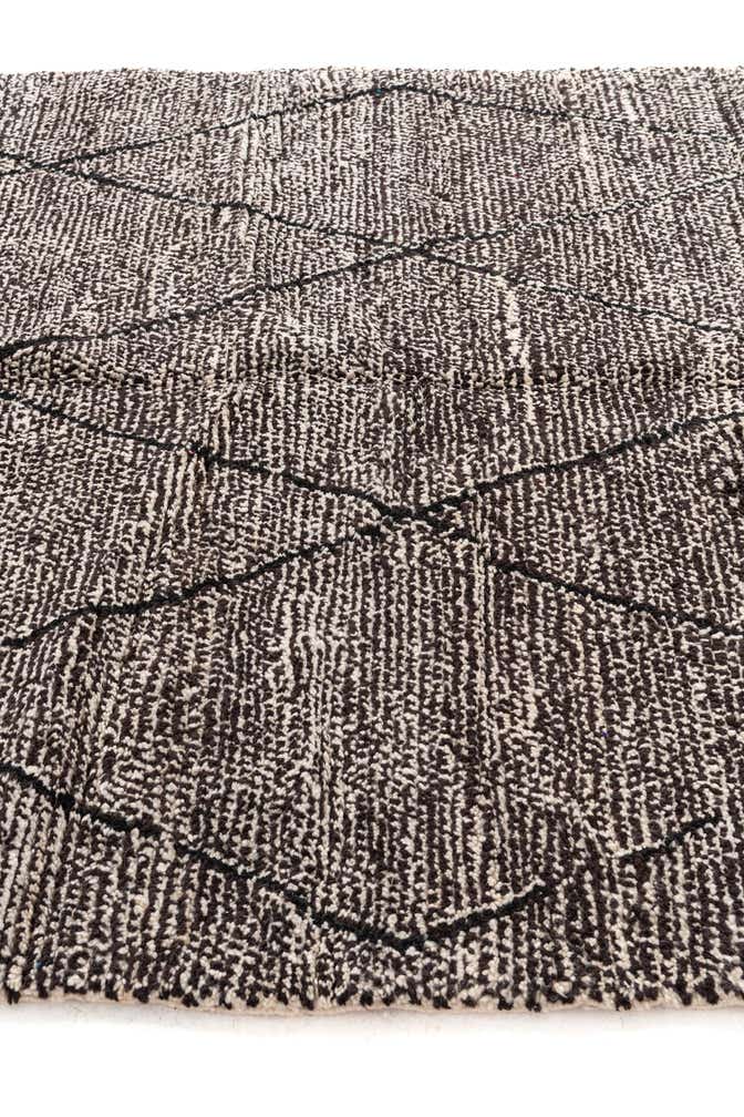 6' 7 x 9' 7 Hand Knotted Moroccan Wool Rug