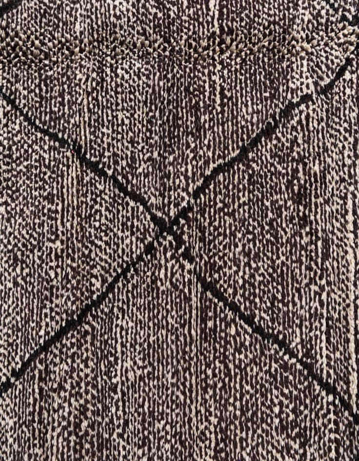 Detail image of 6' 7 x 9' 7  Hand Knotted Moroccan Wool Rug