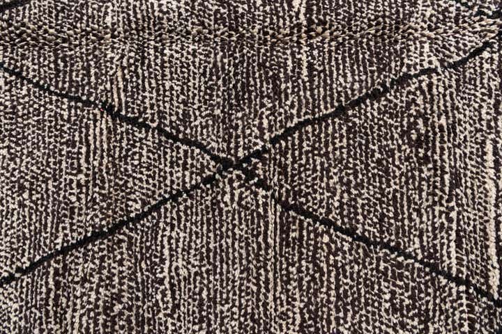 6' 7 x 9' 7 Hand Knotted Moroccan Wool Rug