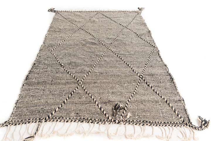 5' 2 x 8' 5 Hand Knotted Moroccan Wool Rug